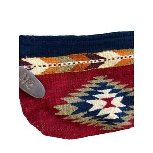 MZ MADE Dark Earth 3-in-1 Convertible Clutch Crossbody Bag Purse 100% Woven Wool